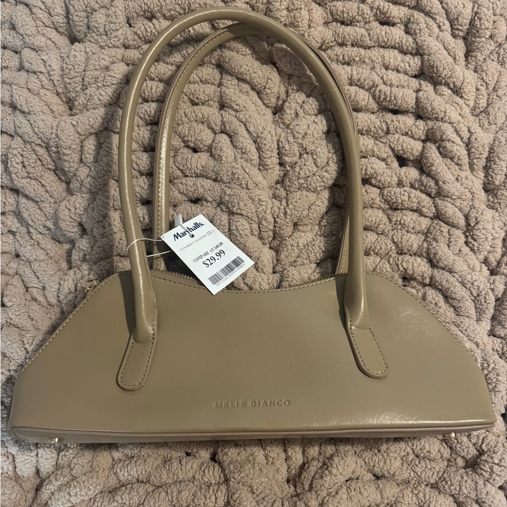 Melie Bianco Beige Shoulder Bag